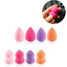 Load image into Gallery viewer, 4pcs or 8pcs High Quality Multi Shape Sponge Puff Makeup Women Professional Blush Foundation Sponges Makeup Recommend Praise Hot